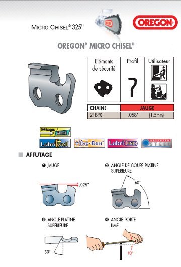 Conseil affutage chaine 3.25 21bpx