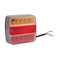Feu arrière LED Universel carré, 12/24V